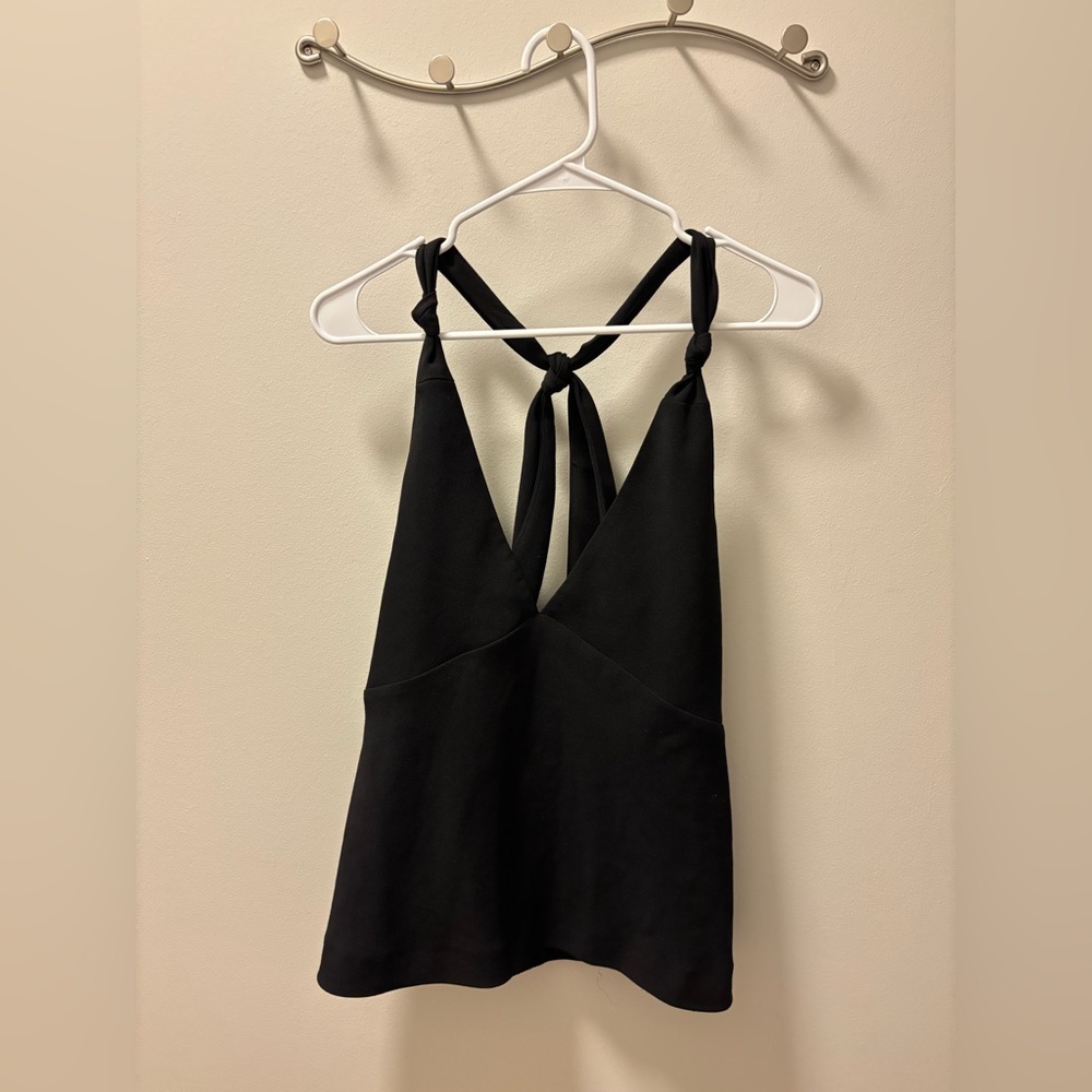 Zara Black Halter Top